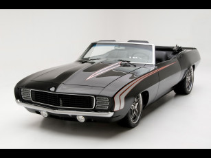 Картинка 1969 chevrolet camaro convertible автомобили