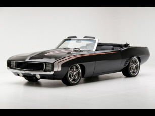 Картинка 1969 chevrolet camaro convertible автомобили
