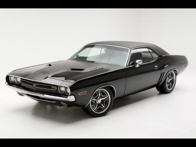 Обои картинки фото 1971, dodge, challenger, rt, автомобили