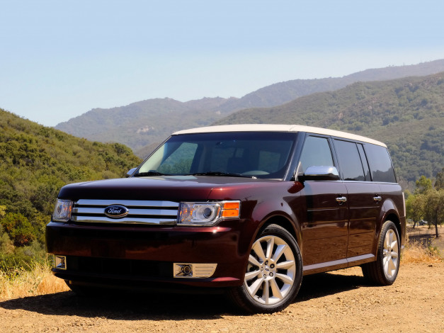 Обои картинки фото 2009, ford, flex, автомобили