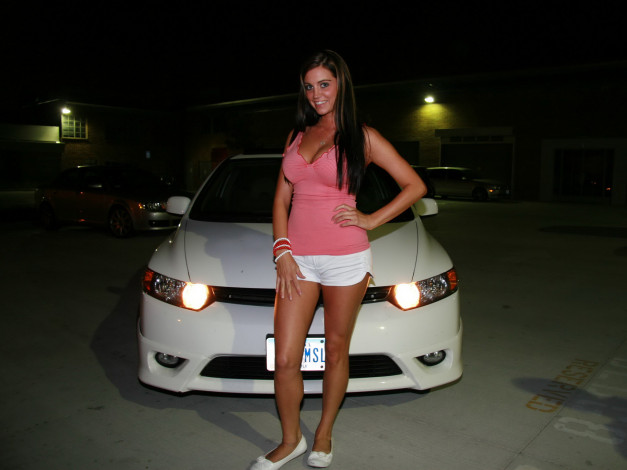 Обои картинки фото автомобили, авто, девушками