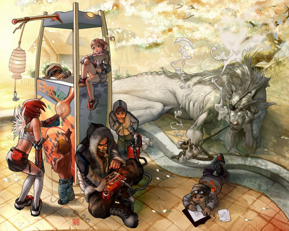 Обои картинки фото аниме, *unknown, другое