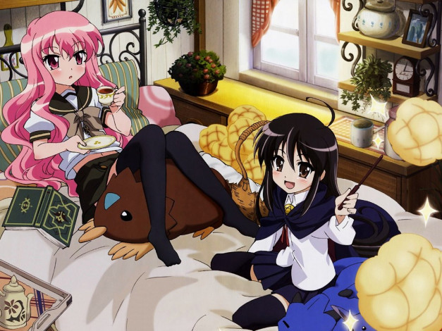 Обои картинки фото аниме, zero, no, tsukaima