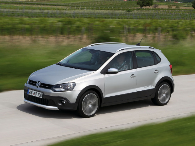 Обои картинки фото crosspolo, 2011, автомобили, volkswagen