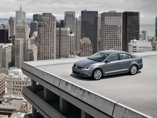 Обои картинки фото jetta, 2011, автомобили, volkswagen