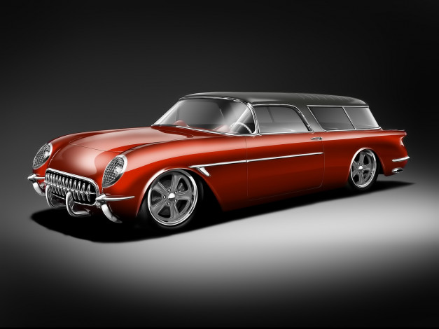 Обои картинки фото superior, 54, sw, автомобили, 3д