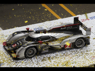 Картинка 2011 audi r18 tdi le mans victory автомобили