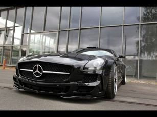 Картинка 2011 mec design mercedes benz sls 63 amg автомобили gullwing doors