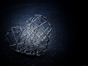 Картинка 3д графика romance сердечко