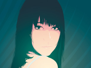 Картинка векторная графика линии глаза