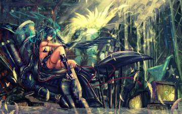 Картинка аниме vocaloid miku