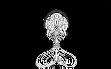 Картинка векторная графика часы глаза