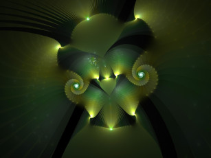 Картинка 3д графика fractal фракталы фон цвета узор