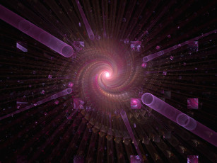 Картинка 3д графика fractal фракталы узор цвета фон