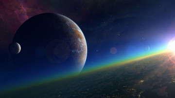 Картинка космос арт планеты