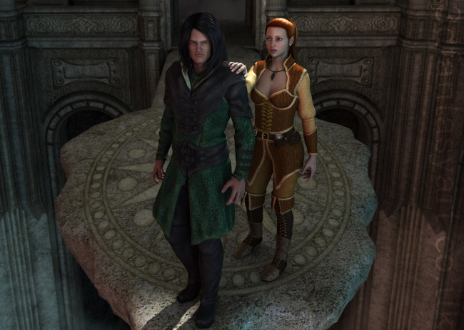 Обои картинки фото 3д, графика, people, люди, девушка, парень