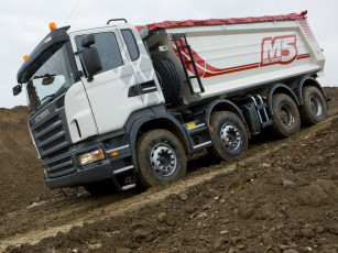 Картинка автомобили scania r500 8x4 tipper