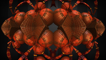 Картинка 3д+графика фракталы+ fractal узор цвета фон