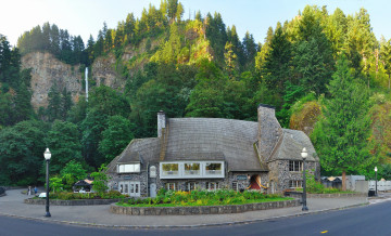 Картинка сша++орегон++малтнома города -+здания +дома малтнома multnomah деревья фонари сша орегон дорога дом