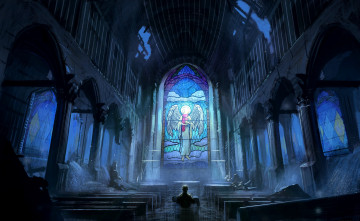 Картинка фэнтези иные+миры +иные+времена люди вода арт окно романтика апокалипсиса