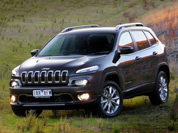 Обои картинки фото автомобили, jeep, 2014г, kl, au-spec, limited, cherokee