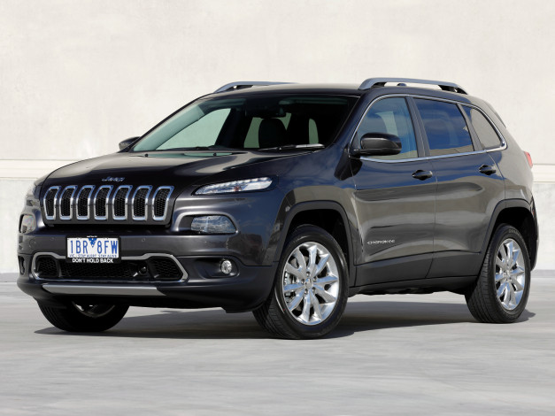 Обои картинки фото автомобили, jeep, 2014г, kl, au-spec, limited, cherokee