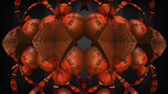 Обои картинки фото 3д графика, фракталы , fractal, узор, цвета, фон