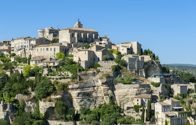 Обои картинки фото горд , франция, города, - панорамы, дома