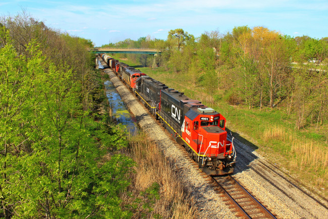 Обои картинки фото техника, поезда, дорога, рельсы, железная, локомотив, состав