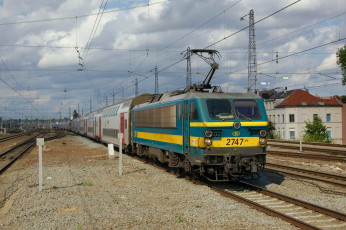 Картинка техника электровозы локомотив железная дорога рельсы состав