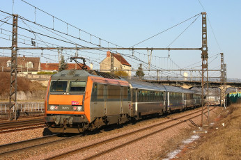 Картинка техника электровозы рельсы дорога железная локомотив состав