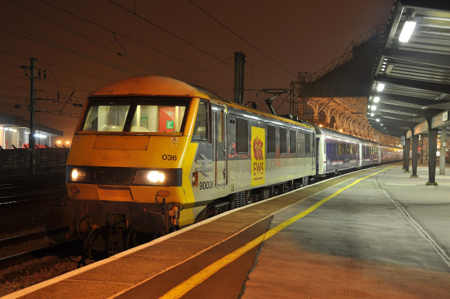 Обои картинки фото техника, электровозы, локомотив, рельсы, дорога, железная, состав