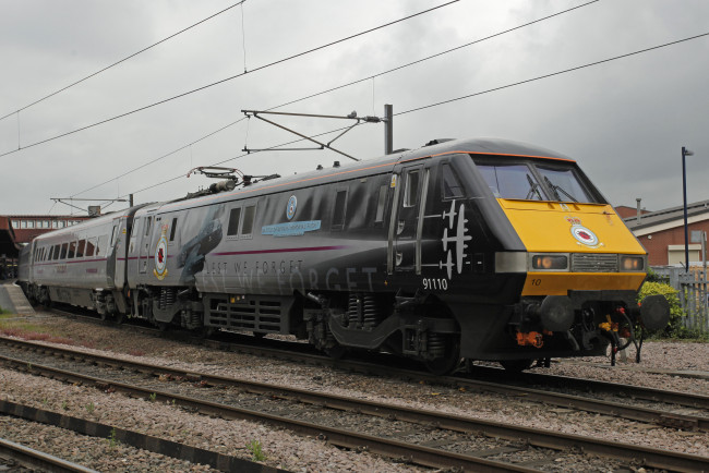 Обои картинки фото техника, электровозы, состав, локомотив, рельсы, дорога, железная