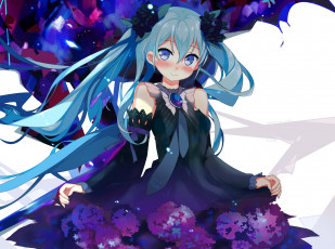 Картинка аниме vocaloid девочка