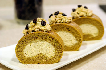 Картинка еда пирожные +кексы +печенье бисквитный зерна рулет кофейные