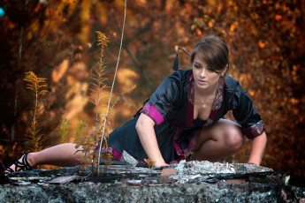 Картинка девушки -unsort+ девушки+с+оружием взгляд лицо