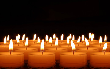 Картинка разное свечи огоньки много