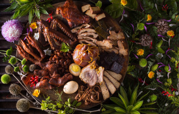 Картинка еда мясные+блюда ассорти