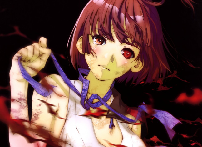 Обои картинки фото аниме, koutetsujou no kabaneri, девушка