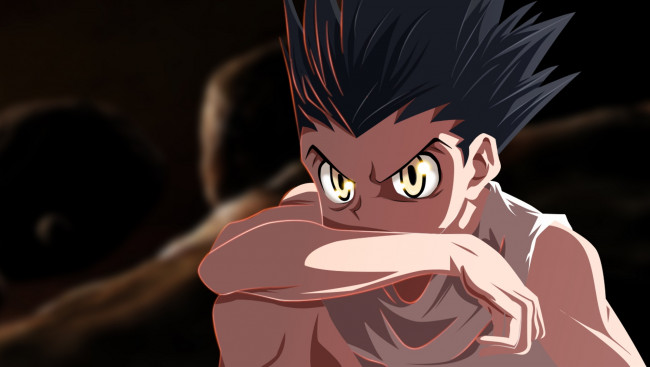 Обои картинки фото аниме, hunter x hunter, гон, фрикс