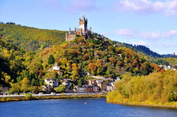 Картинка города кохем+ германия cochem castle