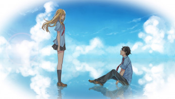 Картинка аниме shigatsu+wa+kimi+no+uso твоя апрельская ложь