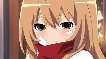 Картинка аниме toradora фон взгляд девушка