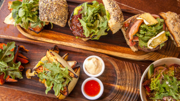 Картинка еда бутерброды +гамбургеры +канапе бутер