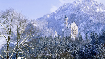 Картинка города замок+нойшванштайн+ германия neuschwanstein castle