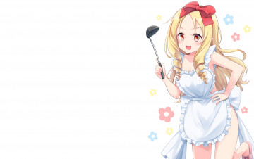 Картинка аниме eromanga-sensei взгляд фон девушка