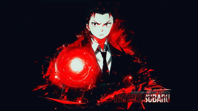 Обои картинки фото аниме, re,  zero kara hajimeru isekai seikatsu, субару