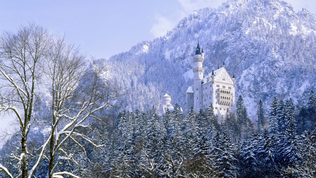 Обои картинки фото города, замок нойшванштайн , германия, neuschwanstein, castle