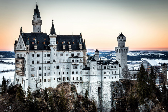 Обои картинки фото города, замок нойшванштайн , германия, neuschwanstein, castle
