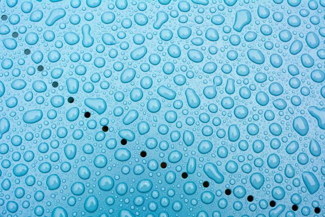 Обои картинки фото разное, капли,  брызги,  всплески, голубой, отверстия
